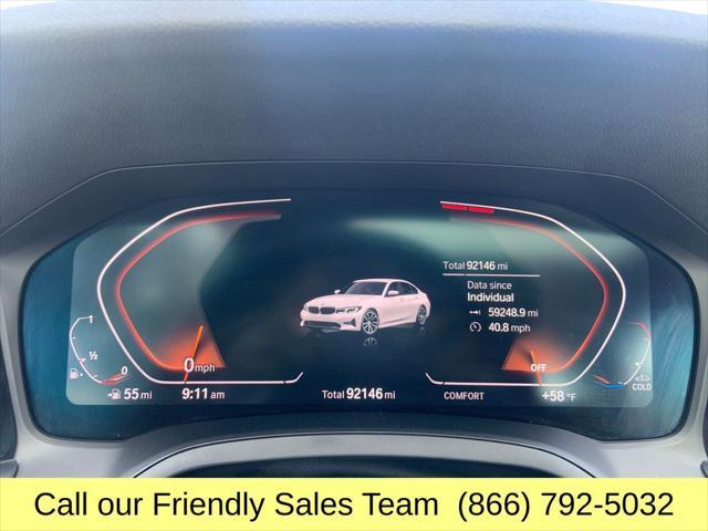 used 2019 BMW 330 car, priced at $18,488