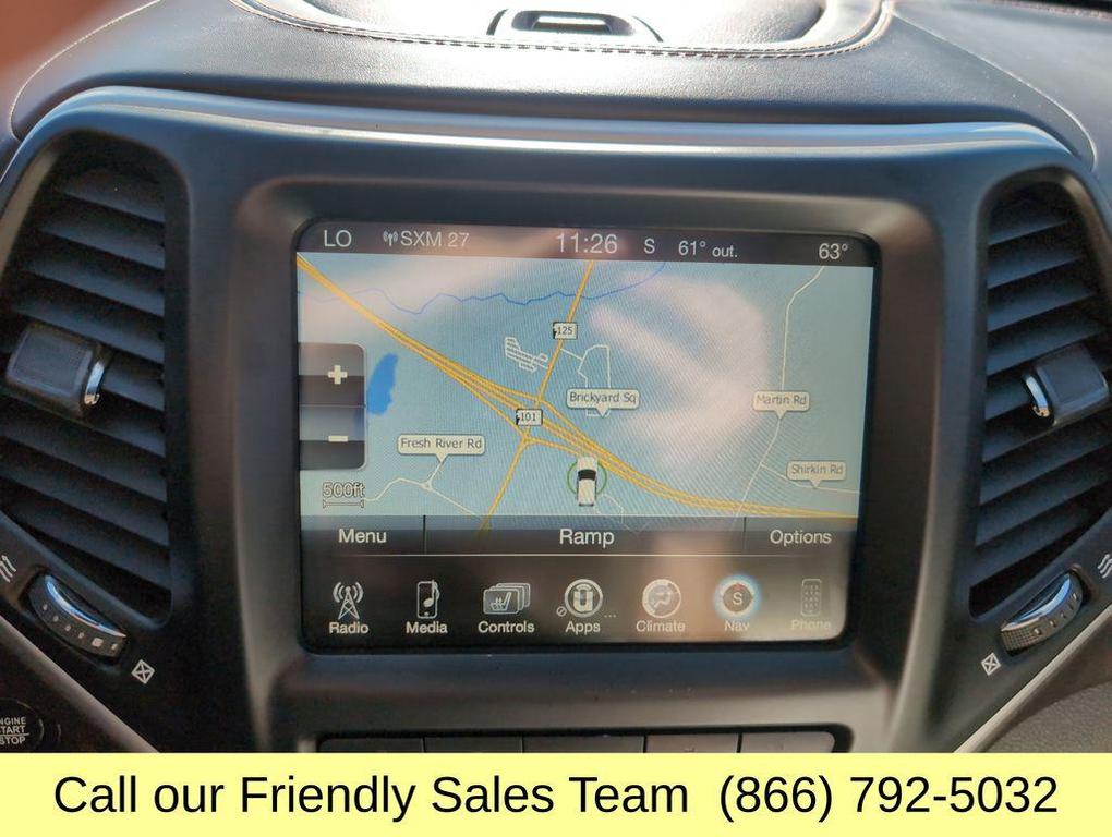 used 2017 Jeep Cherokee car, priced at $10,997