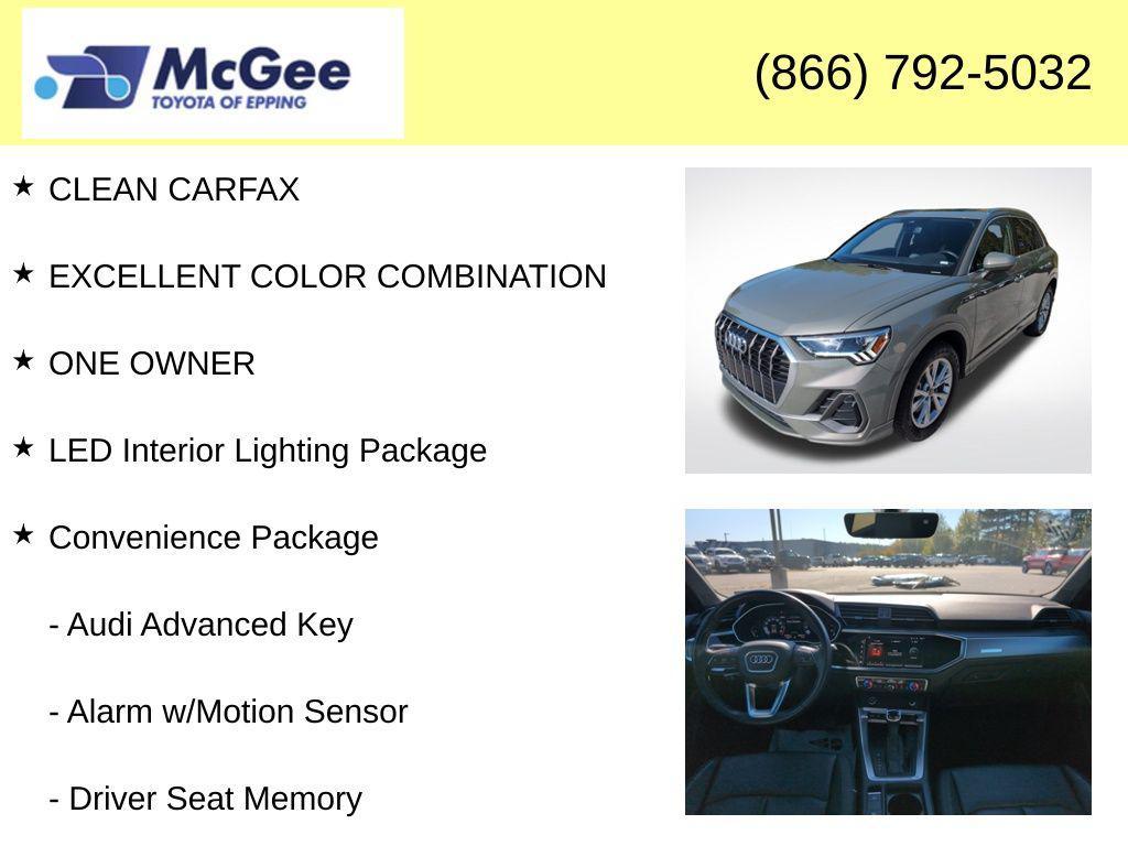 used 2024 Audi Q3 car, priced at $27,992