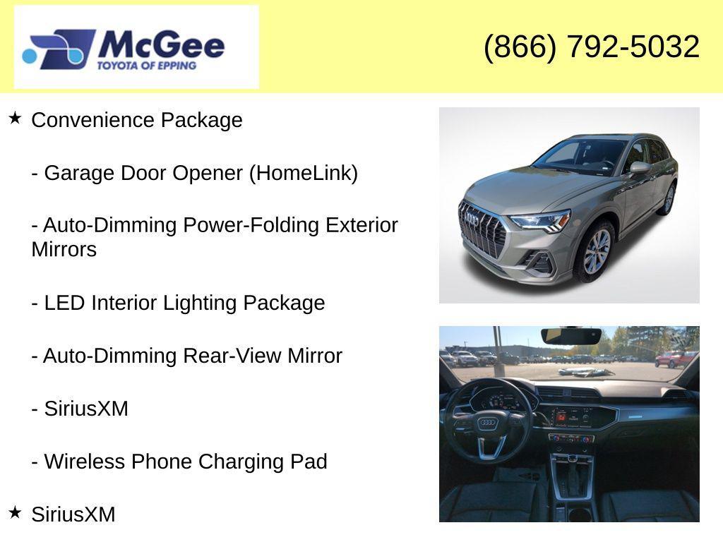 used 2024 Audi Q3 car, priced at $27,992