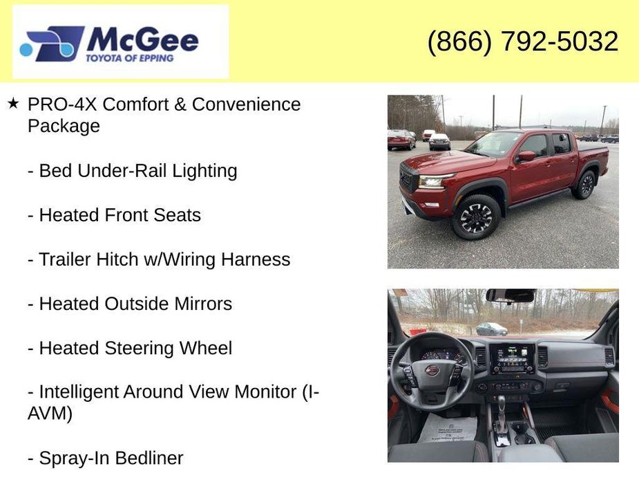 used 2022 Nissan Frontier car, priced at $33,997