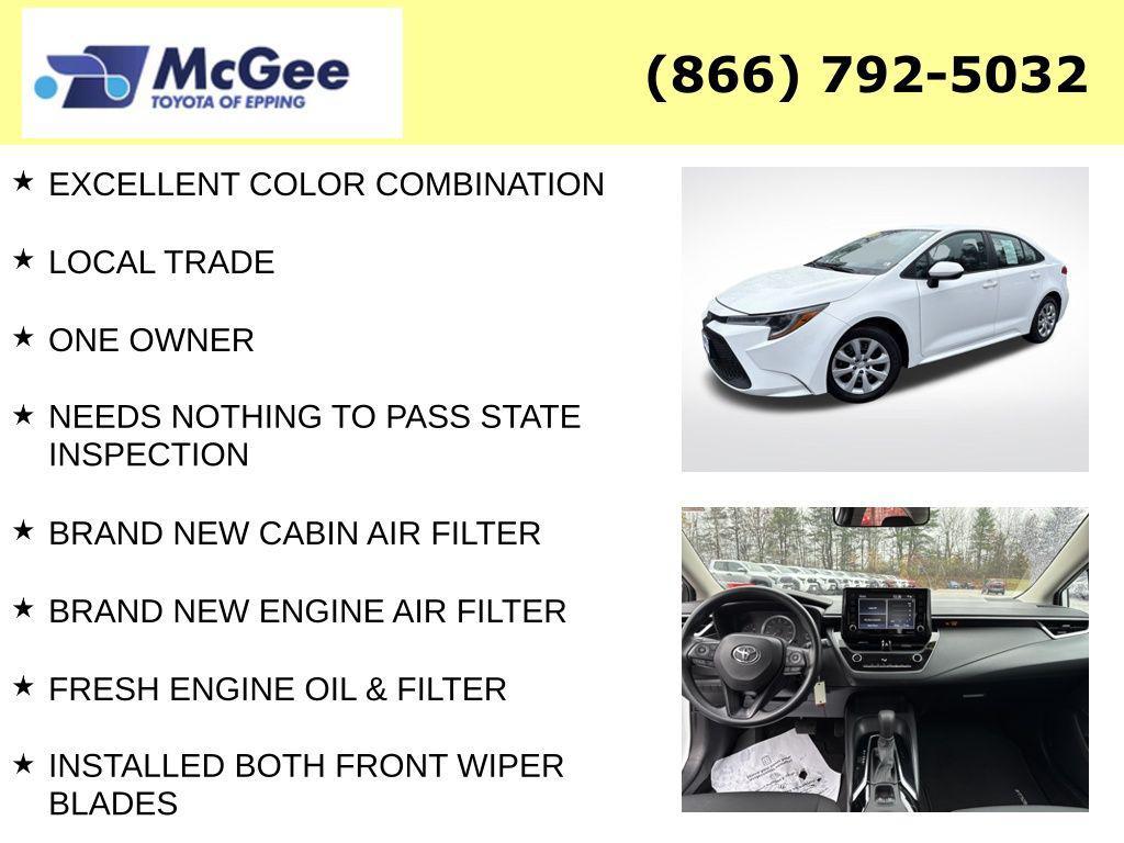 used 2022 Toyota Corolla car, priced at $20,685