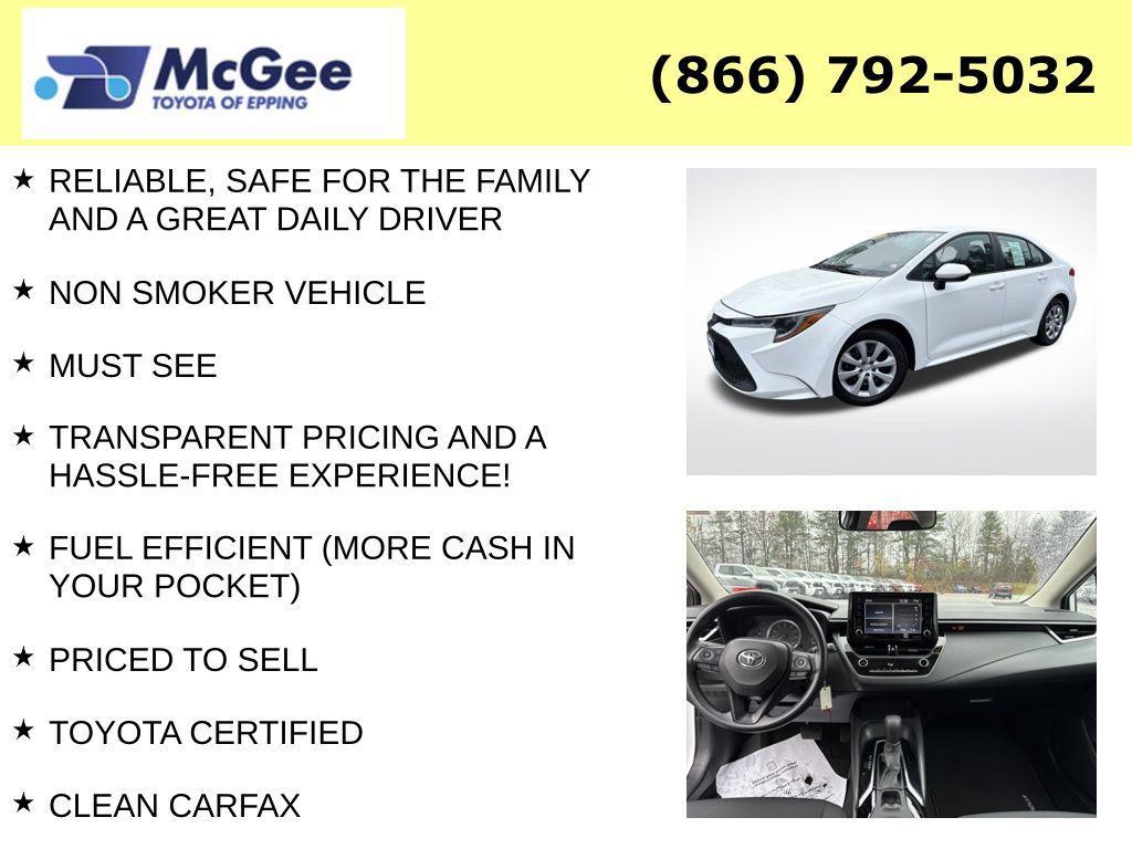 used 2022 Toyota Corolla car, priced at $20,685