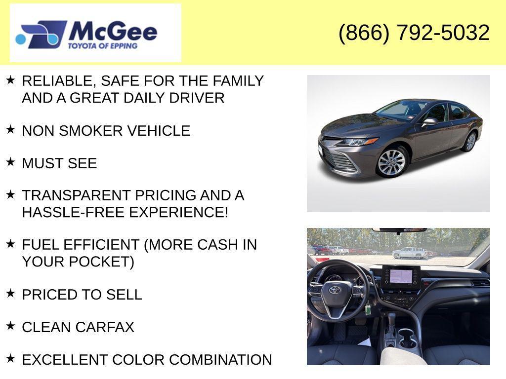used 2022 Toyota Camry car, priced at $21,524