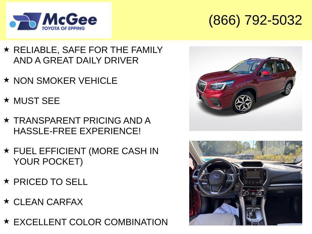 used 2021 Subaru Forester car, priced at $22,999