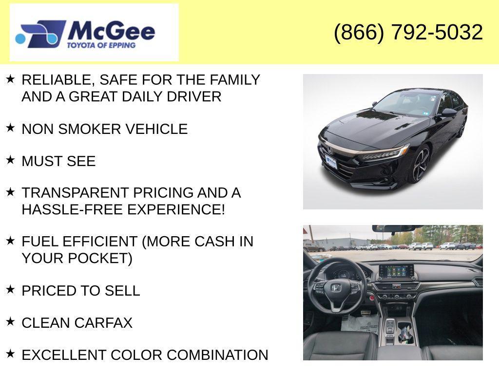 used 2022 Honda Accord car, priced at $27,734