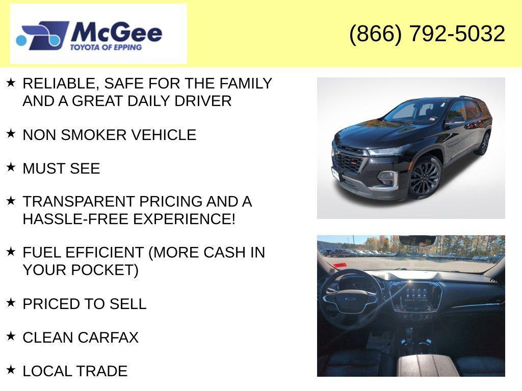 used 2023 Chevrolet Traverse car, priced at $30,850