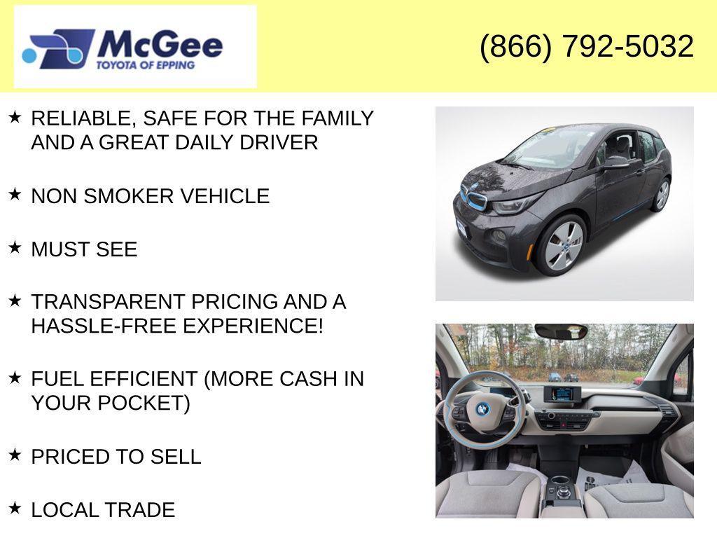 used 2015 BMW i3 car, priced at $8,675