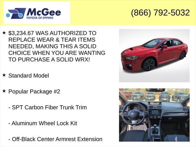used 2016 Subaru WRX car, priced at $12,777