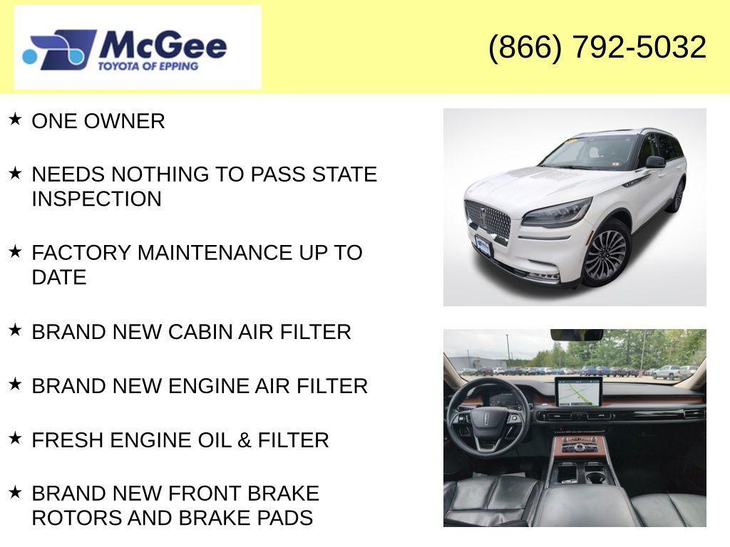 used 2021 Lincoln Aviator car, priced at $31,989