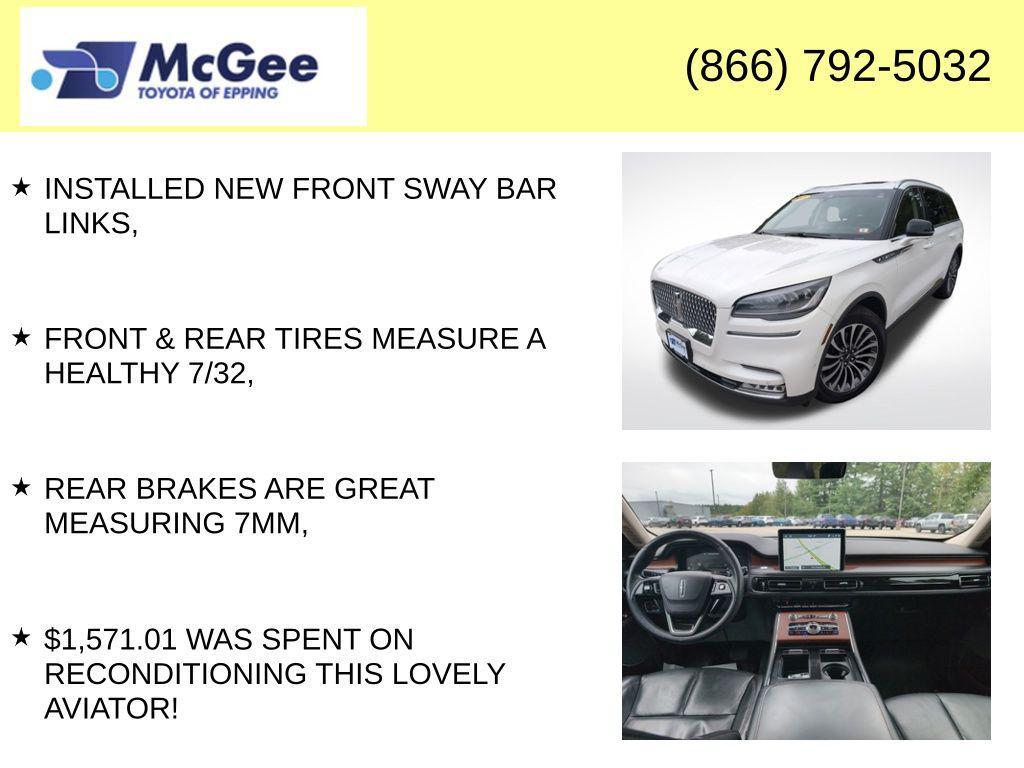 used 2021 Lincoln Aviator car, priced at $31,989