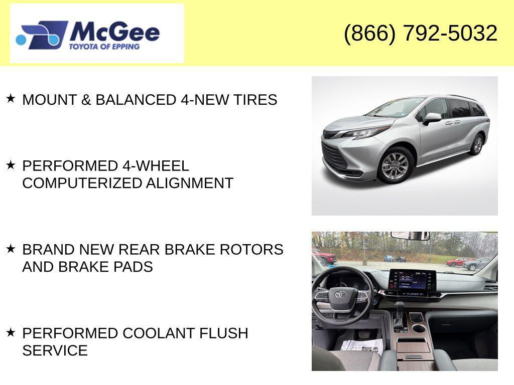 used 2021 Toyota Sienna car, priced at $24,588
