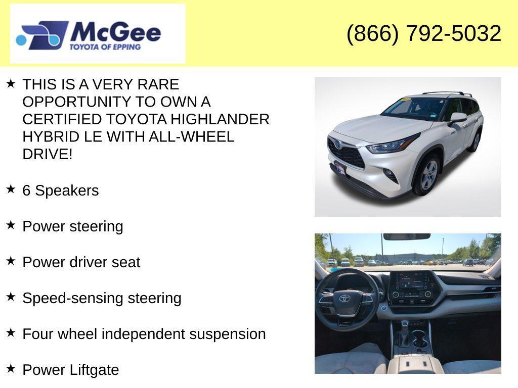 used 2020 Toyota Highlander Hybrid car, priced at $31,931