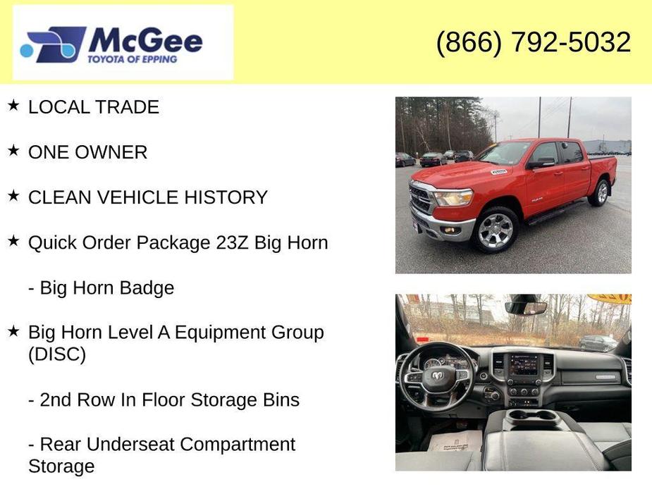 used 2022 Ram 1500 car, priced at $31,388