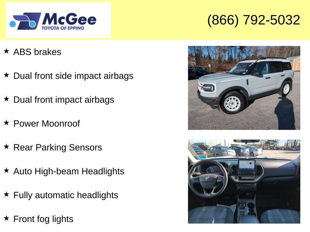 used 2023 Ford Bronco Sport car, priced at $26,872