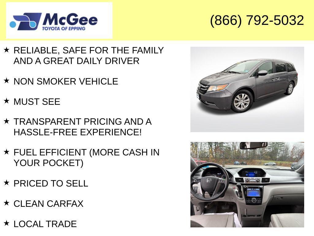 used 2014 Honda Odyssey car, priced at $9,082