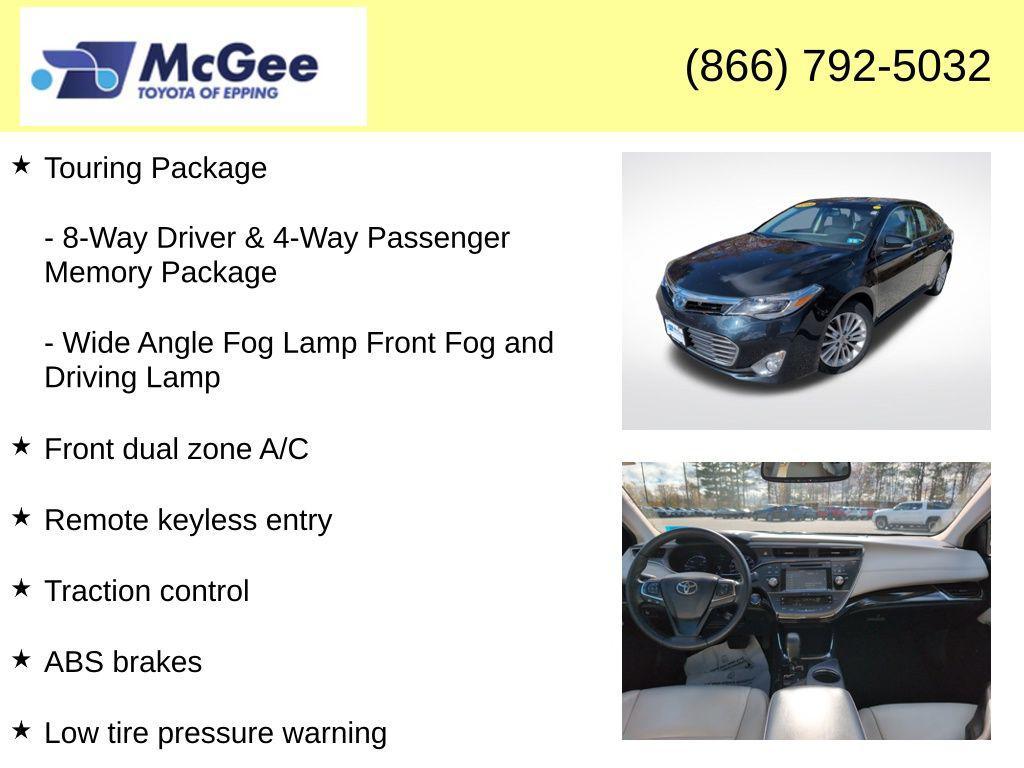 used 2015 Toyota Avalon Hybrid car, priced at $14,128