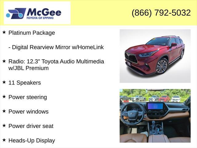 used 2023 Toyota Highlander car, priced at $42,388