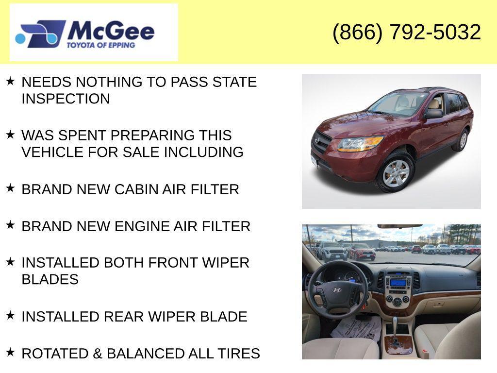 used 2009 Hyundai Santa Fe car, priced at $9,990