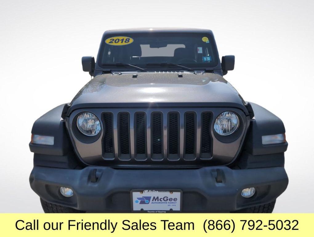 used 2018 Jeep Wrangler car, priced at $17,588