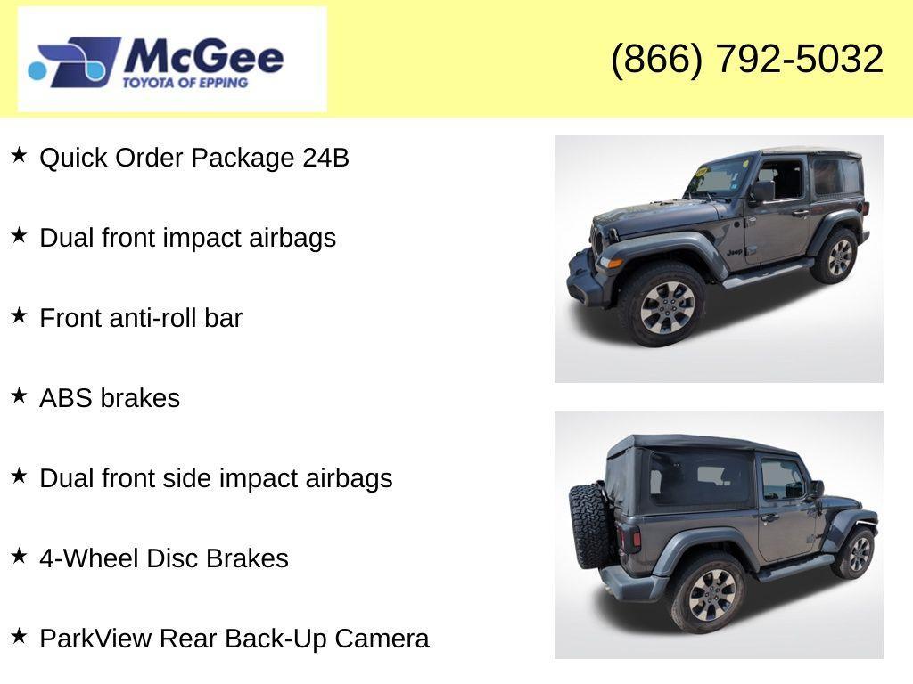 used 2018 Jeep Wrangler car, priced at $17,588