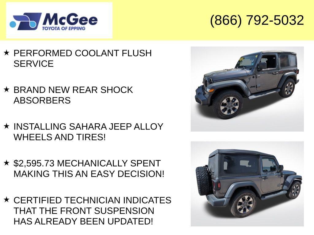 used 2018 Jeep Wrangler car, priced at $17,588