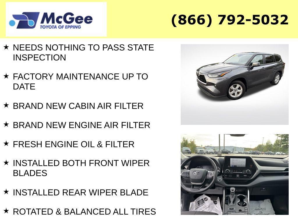 used 2024 Toyota Highlander car, priced at $36,187