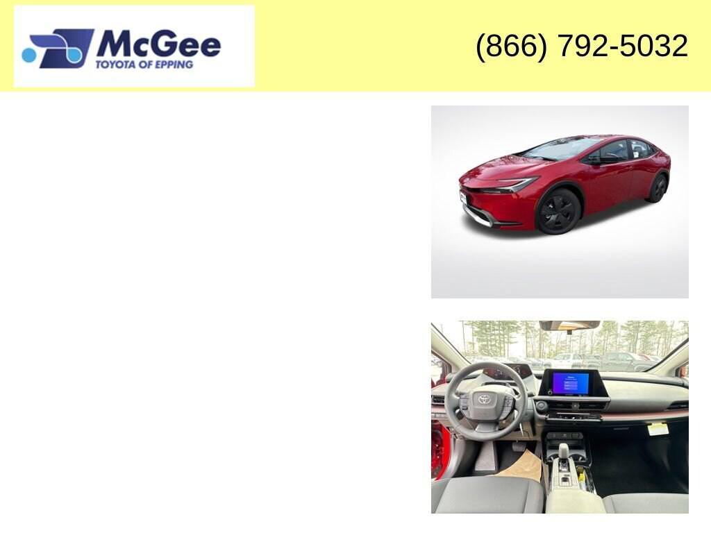 new 2026 Toyota Prius Plug-In Hybrid car, priced at $35,493