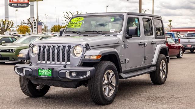 used 2020 Jeep Wrangler Unlimited car, priced at $31,557