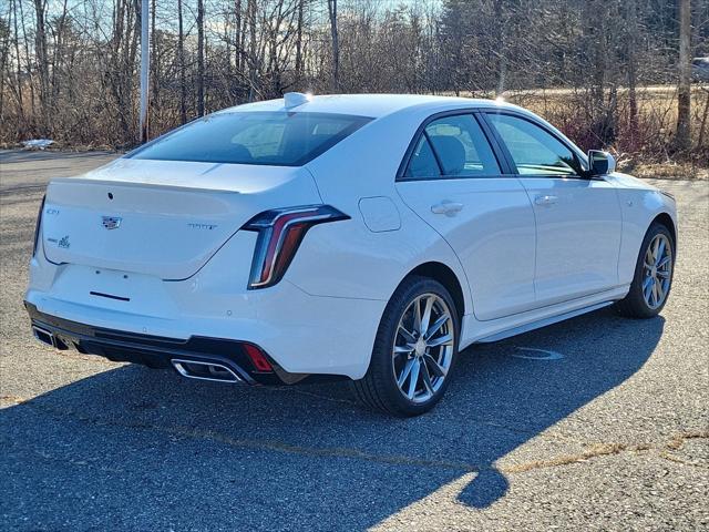 new 2025 Cadillac CT4 car, priced at $49,050