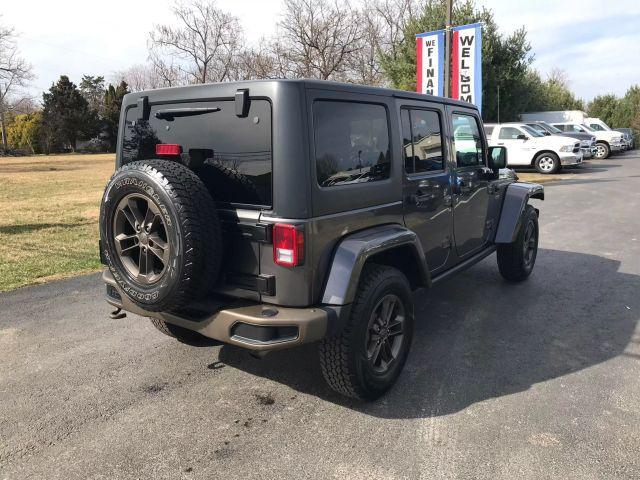 used 2016 Jeep Wrangler Unlimited car, priced at $20,495