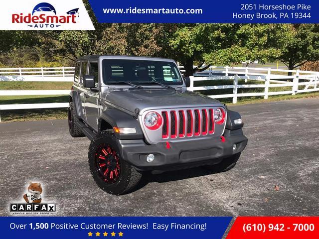 used 2018 Jeep Wrangler Unlimited car, priced at $24,995