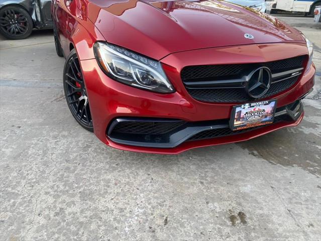 used 2018 Mercedes-Benz AMG C 63 car, priced at $48,999