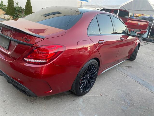 used 2018 Mercedes-Benz AMG C 63 car, priced at $48,999