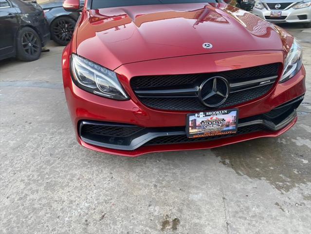 used 2018 Mercedes-Benz AMG C 63 car, priced at $48,999