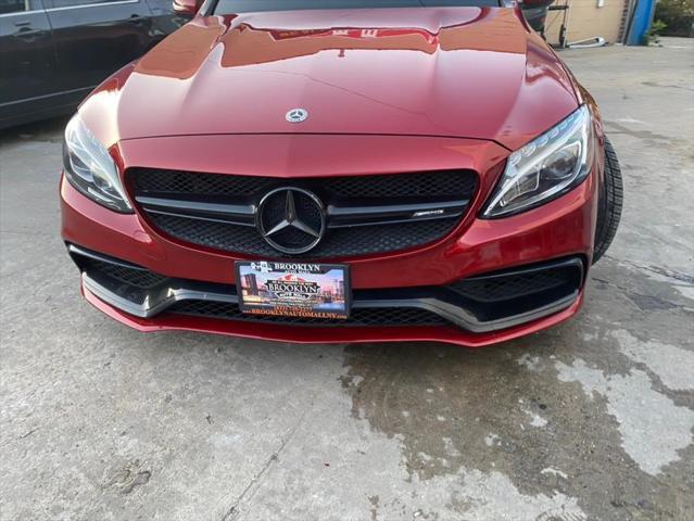 used 2018 Mercedes-Benz AMG C 63 car, priced at $48,999