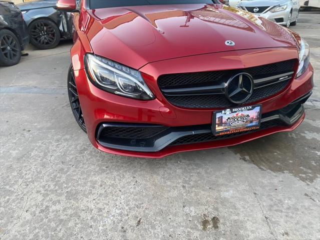 used 2018 Mercedes-Benz AMG C 63 car, priced at $48,999