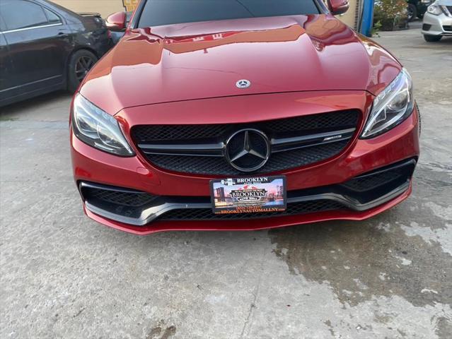 used 2018 Mercedes-Benz AMG C 63 car, priced at $48,999