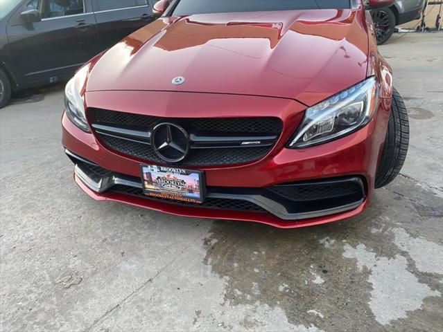 used 2018 Mercedes-Benz AMG C 63 car, priced at $48,999