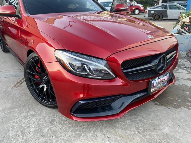 used 2018 Mercedes-Benz AMG C 63 car, priced at $48,999