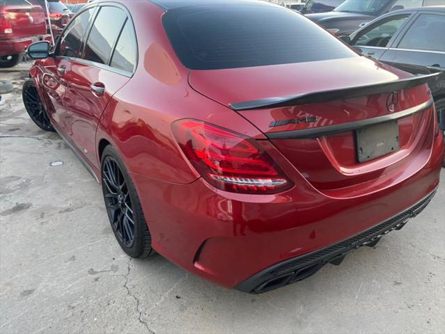 used 2018 Mercedes-Benz AMG C 63 car, priced at $48,999