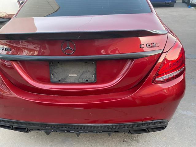 used 2018 Mercedes-Benz AMG C 63 car, priced at $48,999