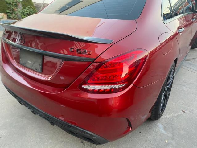 used 2018 Mercedes-Benz AMG C 63 car, priced at $48,999