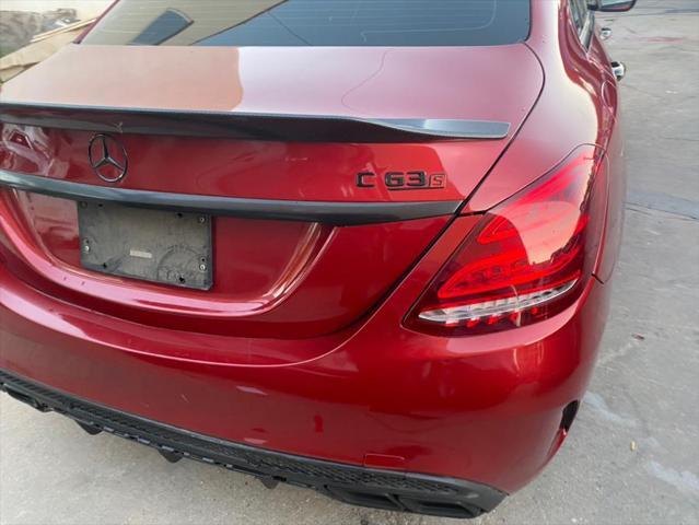 used 2018 Mercedes-Benz AMG C 63 car, priced at $48,999