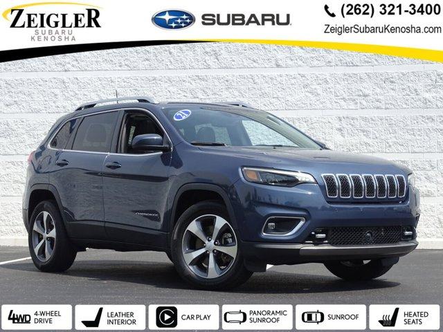 used 2021 Jeep Cherokee car, priced at $25,661