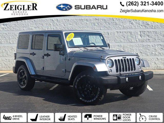 used 2015 Jeep Wrangler Unlimited car, priced at $18,918