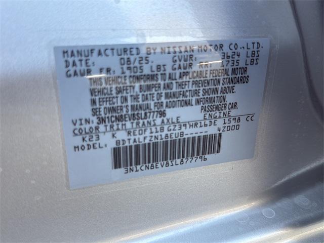new 2025 Nissan Versa car, priced at $21,243