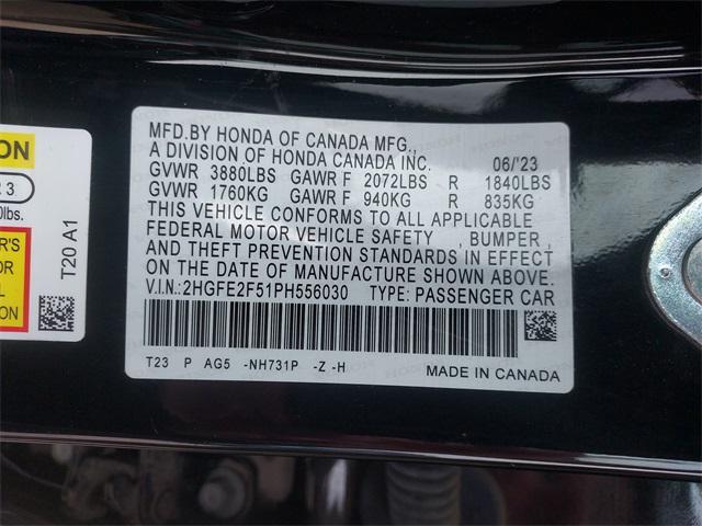 used 2023 Honda Civic car, priced at $25,129