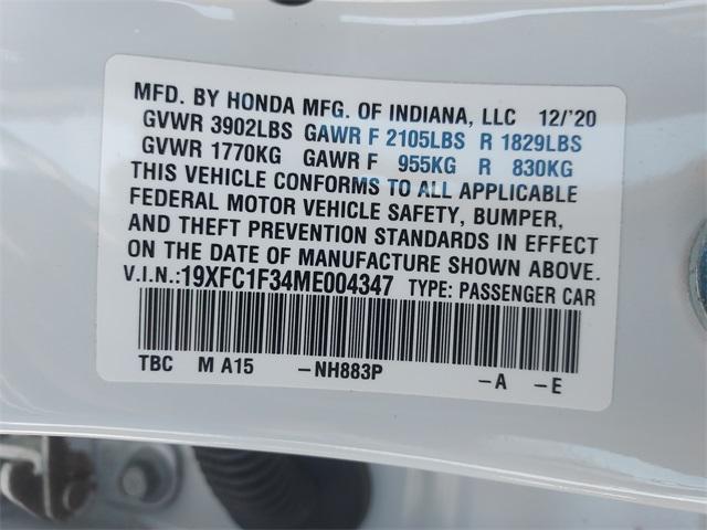 used 2021 Honda Civic car, priced at $24,289