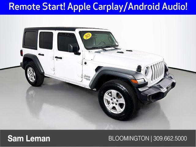 used 2021 Jeep Wrangler Unlimited car, priced at $25,877